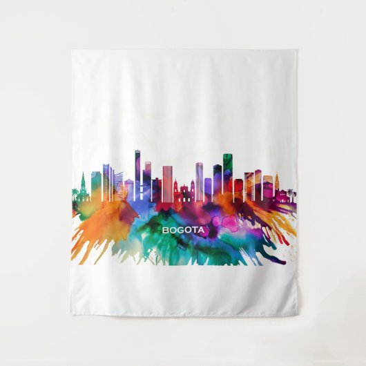 Tenture Bogota Skyline (Devant)
