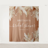 Tenture Bohème Fête de Mariage Herbe de Pampas (Devant)