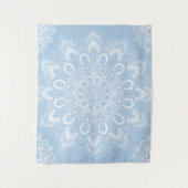 Tenture Boho bleu clair Mandala (Devant)