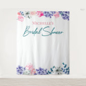 Tenture Boho Chic Aquarelle florale Fête de mariage person (Devant)