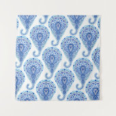 Tenture Boho Chic Paisley sans fil Oriental (Devant)