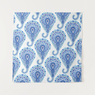 Tenture Boho Chic Paisley sans fil Oriental