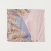 Tenture Boho Chic Pastel Pampas Paysage en herbe Nature (Devant (Horizontal))