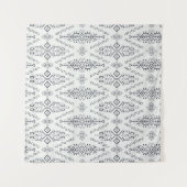 Tenture Boho Ethnique : Trendy Hand-Drawn Seamless. (Devant (Horizontal))