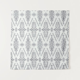 Tenture Boho Ethnique : Trendy Hand-Drawn Seamless.