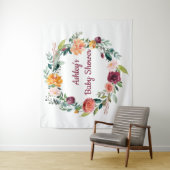Tenture Boho Fall in Love Chic Automne Baby shower fond (En situation)