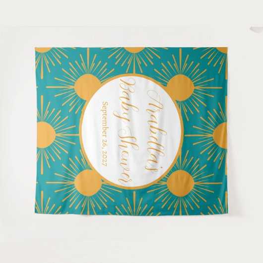 Tenture Boho Little Ray of Sunshine | Douche solaire moder (Devant (Horizontal))