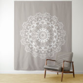 Tenture Boho Mandala College Dorm Wall Hanging (En situation)