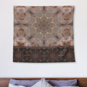 Tenture Boho Mandala Muted Earth Tones Zen