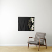 Tenture Boho Mariage de automne Backdrop Black & Gold Phot (En situation (horizontale))