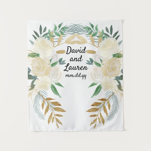 Tenture Boho Mariage de automne Retour, Décorations de cér (Devant)