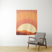 TENTURE BOHO MINIMALISTE COUCHER DE SOLEIL (En situation)