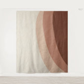 Tenture Boho Minimaliste Naturel Pierre Beige (Devant)