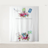 Tenture Boho Miss To Mrs Shower de Mariage Photobooth (Devant)