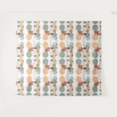 Tenture Boho modern geometric wallpaper (Devant (Horizontal))