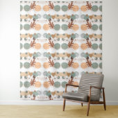Tenture Boho modern geometric wallpaper (En situation)