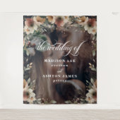 Tenture Boho Photo Overlay Mariage Photo Booth Arrière-pla (Devant)