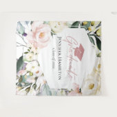 Tenture Boho Verdure Cadre Floral Arrière-plan (Devant (Horizontal))