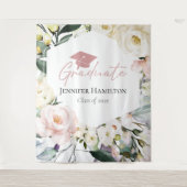 Tenture Boho Verdure Cadre Floral Arrière-plan (Devant)