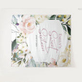 Tenture Boho Verdure Cadre Floral Sweet 16 Backdrops (Devant (Horizontal))