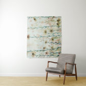 Tenture Boho Vintage Fleurs sauvages beige (En situation)