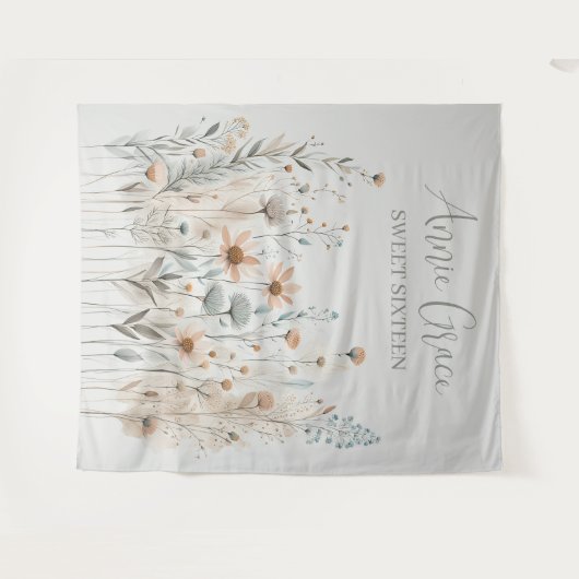 Tenture Boho Wildflower (Devant (Horizontal))