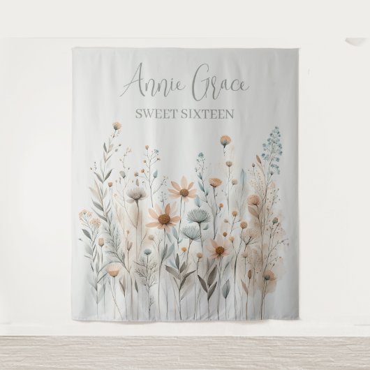 Tenture Boho Wildflower (Devant)