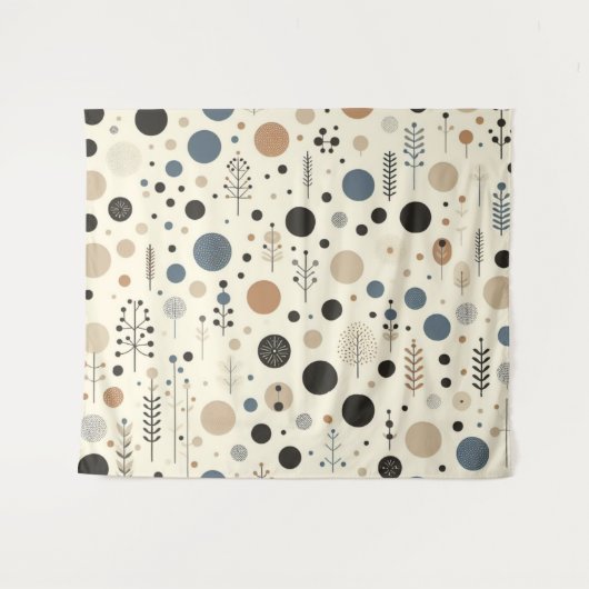 Tenture Bois Abstrait (Devant (Horizontal))