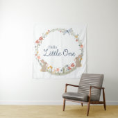 Tenture Bois Baby Nursery Wall Art (En situation)