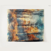 Tenture Bois d'automne 1 - Aquarelle (Devant (Horizontal))