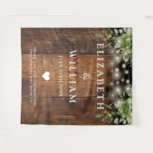 Tenture Bois rustique Luminaires Verdure Fond photo (Devant (Horizontal))