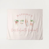 Tenture Boissons modernes rose et féminines pour enterreme (Devant (Horizontal))