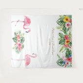 Tenture Boîte à photos de mariage Fleurs tropicales Aloha (Devant (Horizontal))