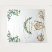 Tenture Boîte à props pour photobooth de baby shower sur l (Devant (Horizontal))