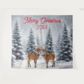 Tenture Boite photo de Noël d'hiver (Devant (Horizontal))