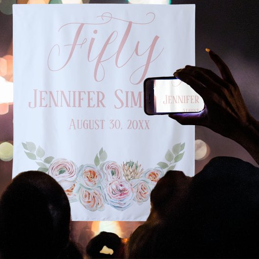 Tenture Boite photo féminine délicate