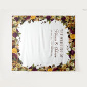 Tenture Boite photo Rustique à fleurs mariage automne arri (Devant (Horizontal))