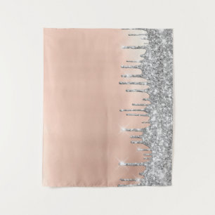 Tenture Boîtes en argent gris rose Décor de fenêtre Moyen5