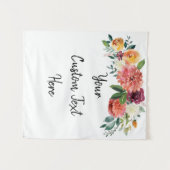 Tenture Boitier photo Boho Mariage de automne personnalisé (Devant (Horizontal))