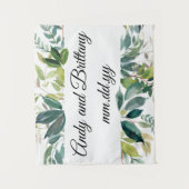 Tenture Boitier photo Boho Mariage de automne personnalisé (Devant)