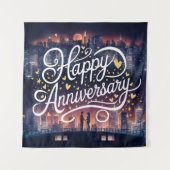 Tenture Bon anniversaire de Mariage (Devant)