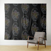 Tenture Bonbons de Noël (En situation (horizontale))