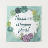 Tenture Bonheur plante | Happines achète des Plantes (Devant)