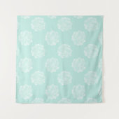 Tenture Bonheur plante | Pastel Succulent Motif (Devant (Horizontal))