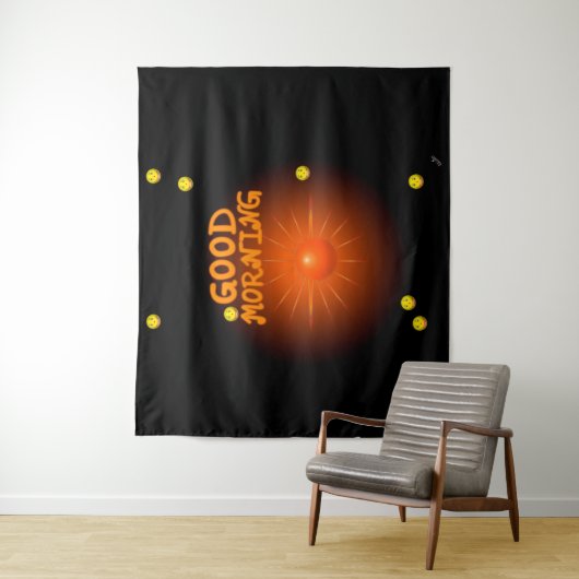 Tenture Bonjour (En situation)