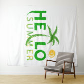 Tenture Bonjour été (En situation (horizontale))