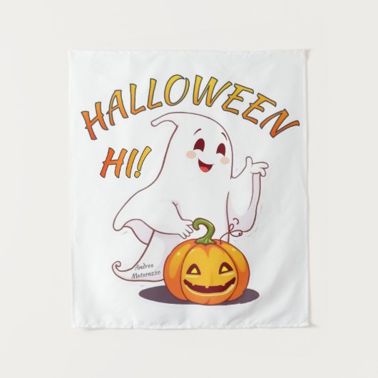 Tenture Bonjour ! Halloween (Devant)