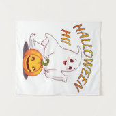 Tenture Bonjour ! Halloween (Devant (Horizontal))