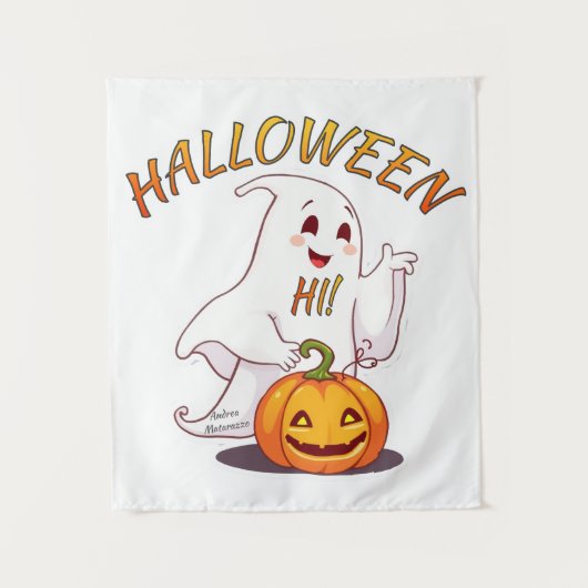 Tenture Bonjour ! Halloween (Devant)