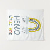 Tenture Bonjour Mon Petit Un Arc En Arc En Arc (Devant (Horizontal))